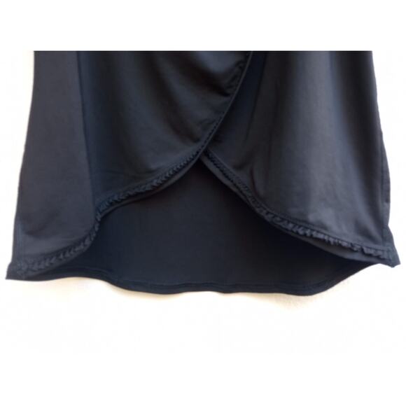 American Eagle Women’s Scoop Neck Racer Back Black Workout Tank Top Size Medium - Picture 5 of 7